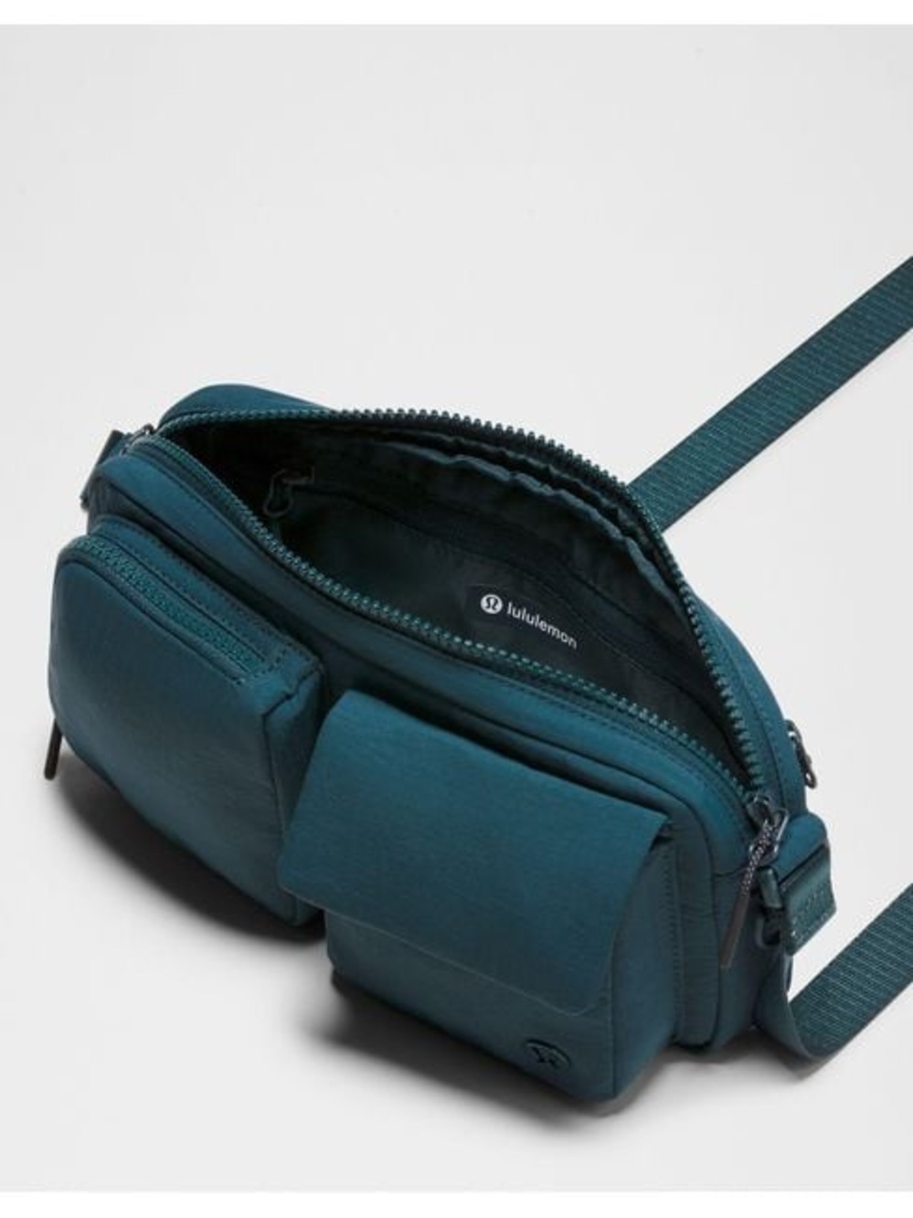 NWT Lululemon Multi-Pocket Crossbody Teal - Picture 4 of 11